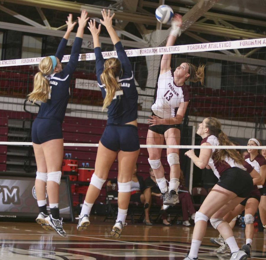 Fordham takes on Dayton in the Rose Hill Gym on Friday at 7 p.m.  A win would give the Rams a 2-2 record in the A-10. (Photo by Ally White/The Ram)