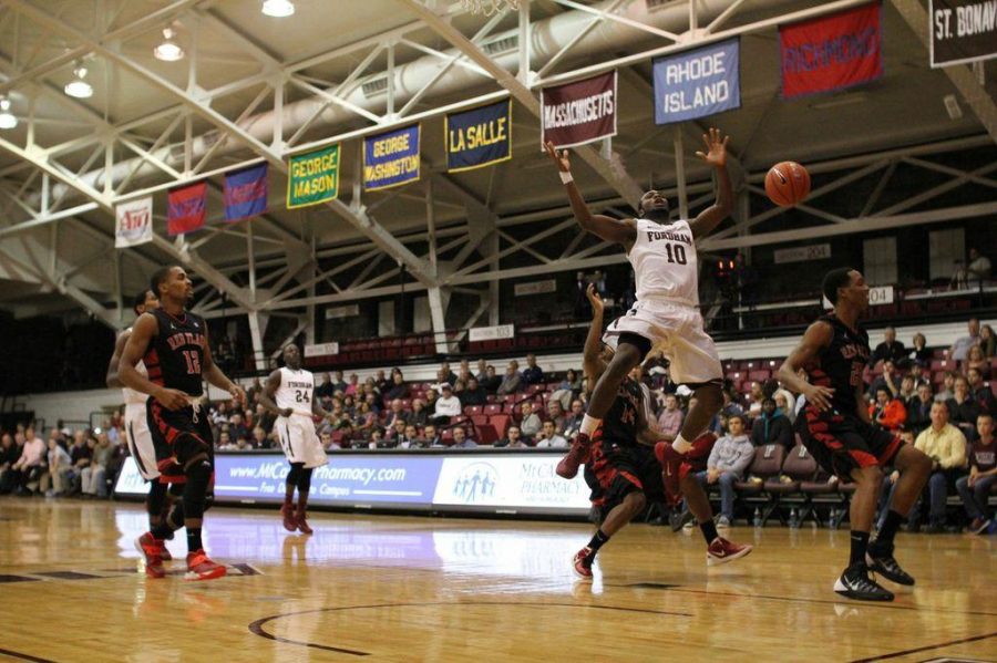 Jon Severe lit up the Red Flash for 28 points, a Fordham freshman record. (Photo by Drew DiPane/The Ram)