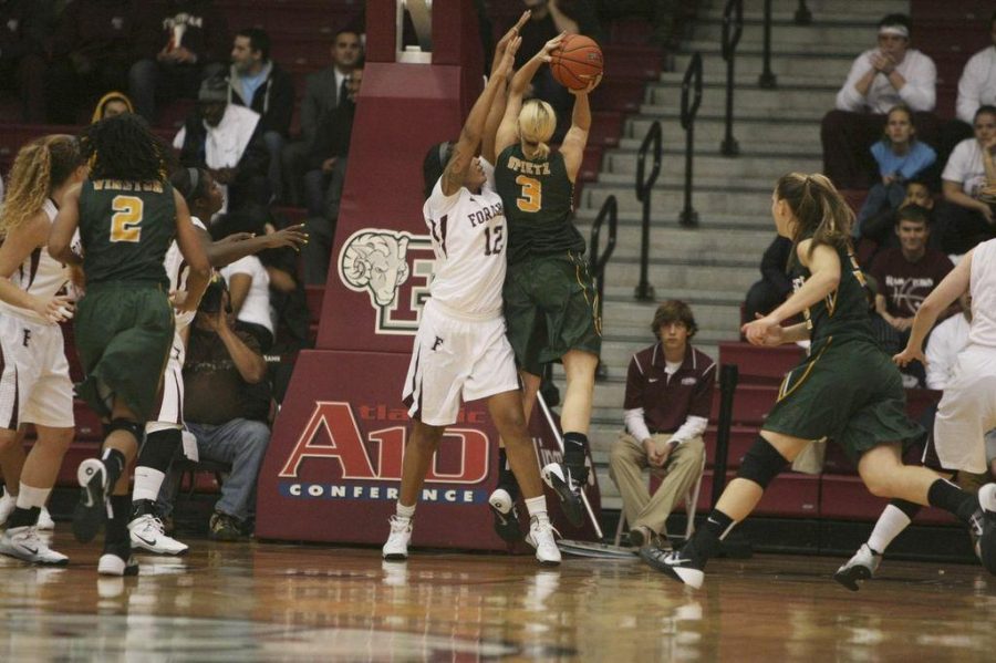 Nwachukwu played at St. John’s and Boston College before coming to Fordham.
(Photo by Ally White/The  Ram)