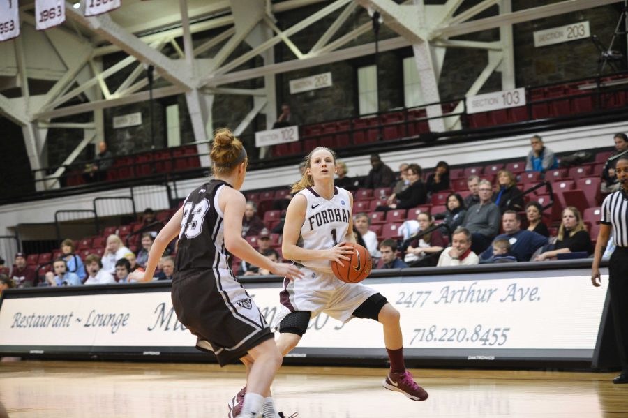 The womens basketball team moved to 5-2 in A-10 play after defeated UMass. (Ram Archives) 