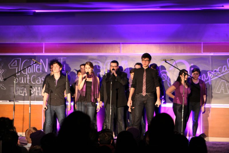 The Fordham b-sides perfomed a variety of song genres at the ICCA Quarterfinals at Rutgers University this past weekend. 
 (RICHARD BORDELON/THE RAM)