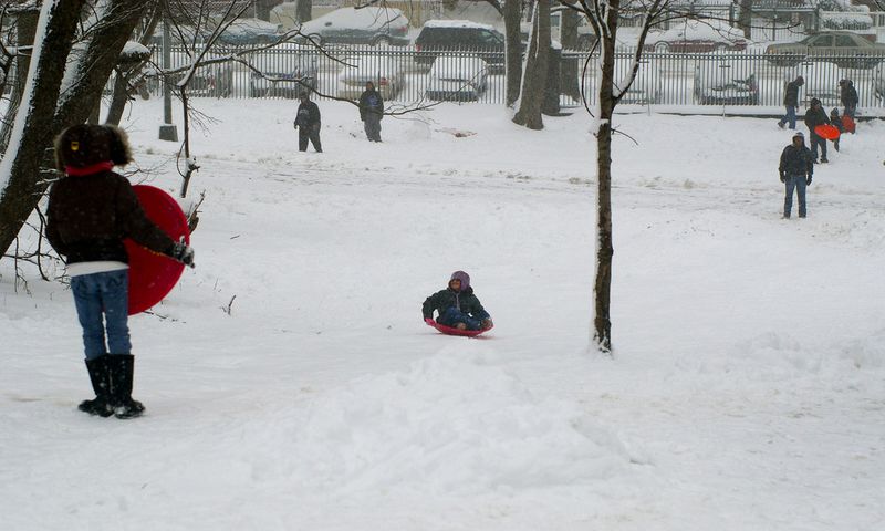 Fordham students took advantage of the snow days and ample snowfall to venture into the Bronx for lighthearted fun. (Photo Courtesy of FLICKR)