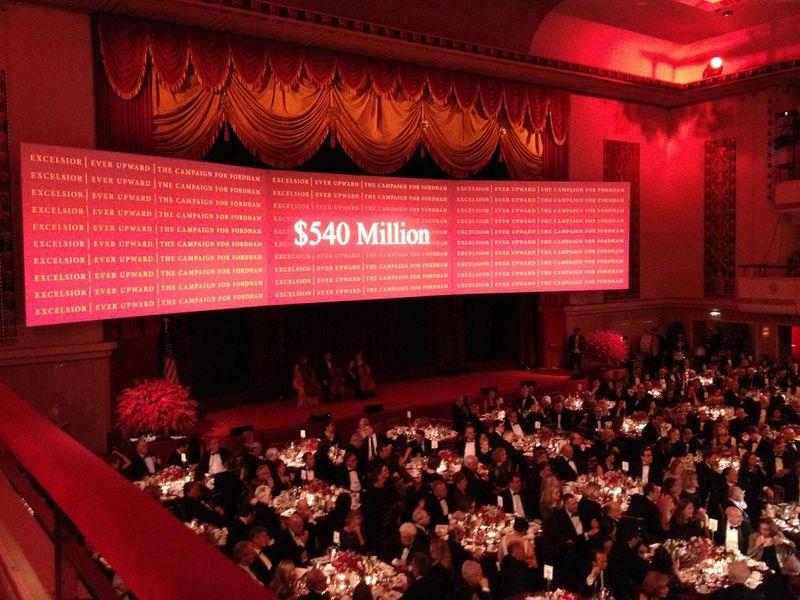 Monday marked the end of five years of fundraising for various initiatives. The program raised $540 million. (Photo Courtesy of M. Sarwar)