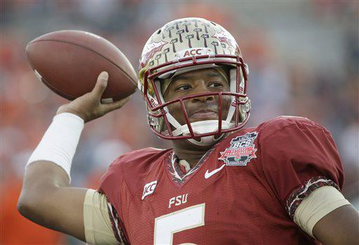 Jameis Winston has had trouble with behavioral issues off the field that have affected his playing time this season.
David J. Phillips / AP
