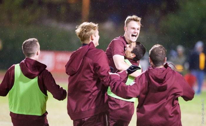 The Fordham mens soccer team won the Atlantic 10 Championship on Sunday when it defeated URI 1-0 at Sports Backers Stadium in Richmond, Virginia. Courtesy of Fordham Athletics.