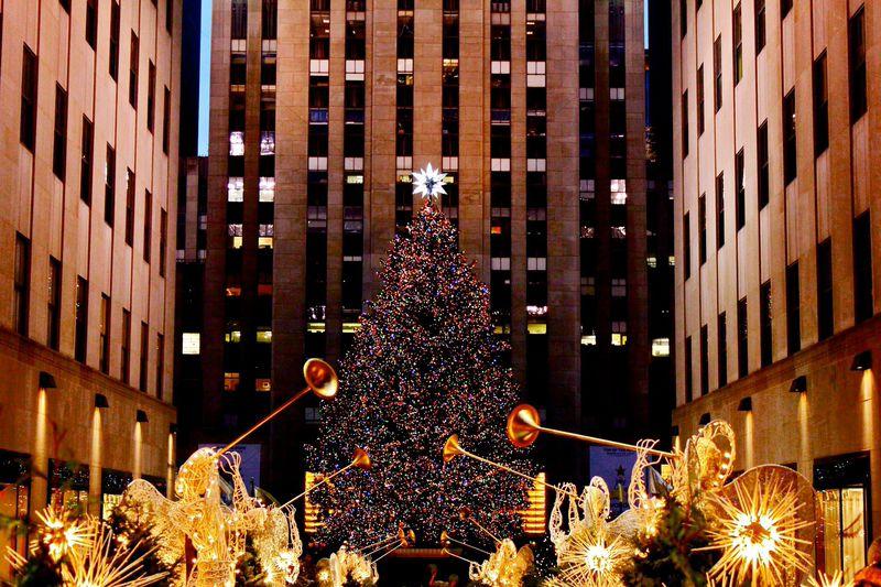 Rockefeller Center, Bryant Park, Union Square and many other spots in New York City are home to holiday events and shops. Courtesy of Wikimedia Commons