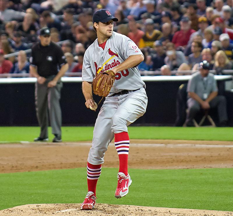 Adam Wainwright is one of the many pitchers to undergo Tommy John surgery. Courtesy of Wikimedia