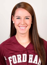 Lombardo is a leader both on and off the softball field at Fordham. Courtesy of Fordham Athletics