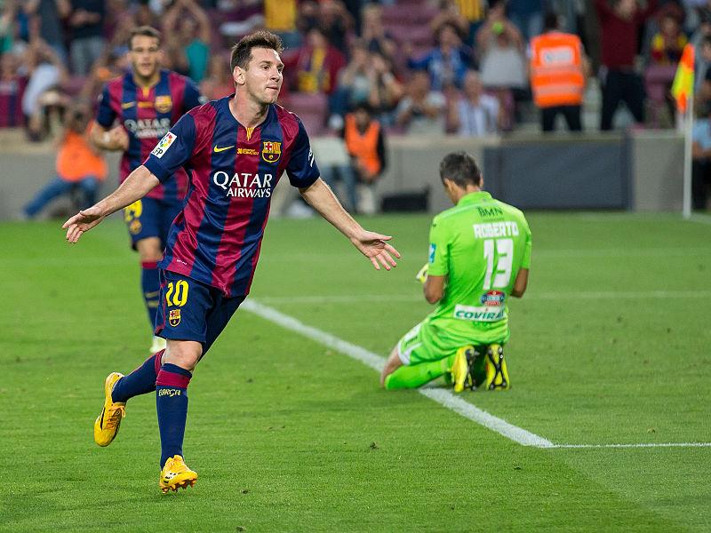 Barcelona, led by Leo Messi, finds itself in the quarterfinals of the Champions League after defeating Man City. Courtesy of Wikimedia