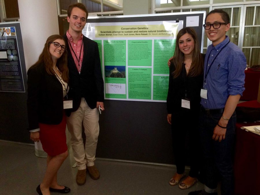 Three hundred and thirteen Fordham students presented during the annual Undergraduate Research Symposium. Kellyn Simpkins/ The Fordham Ram