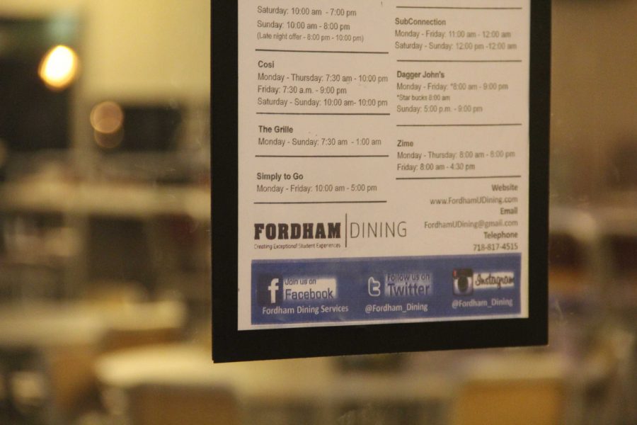 Aramark will become Fordhams food service provider effective July 1, 2016. Fordham Ram Archives.