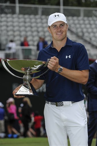 Spieths 22 million dollars in earnings this season are the most in tour history. (John Amis/AP). 
