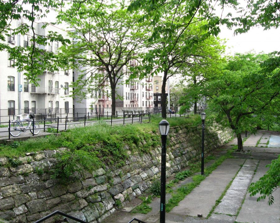 The King's Bridge the Bronx was covered up in the early 20th century. 