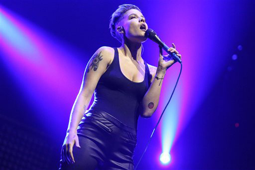Halsey’s rising popularity has made her one of the top new females to watch in pop. Rich Fury/AP