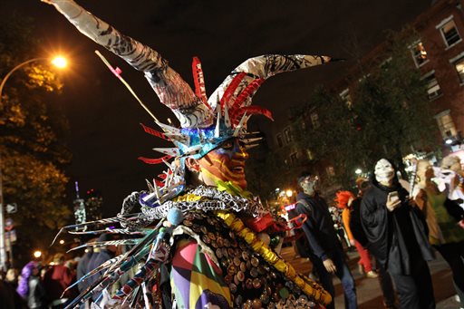 The Annual Halloween Parade is a fun way to check out the coolest costumes. Tina Fineberg/AP