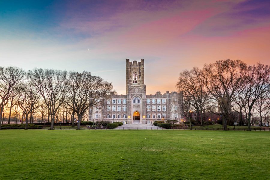 One of the many photos from the early morning around Fordham's Rose Hill campus. The Fordham Ram