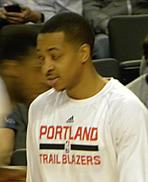 C.J. McCollum of the Trail Blazers has been trending well of late. Courtesy of Wikimedia