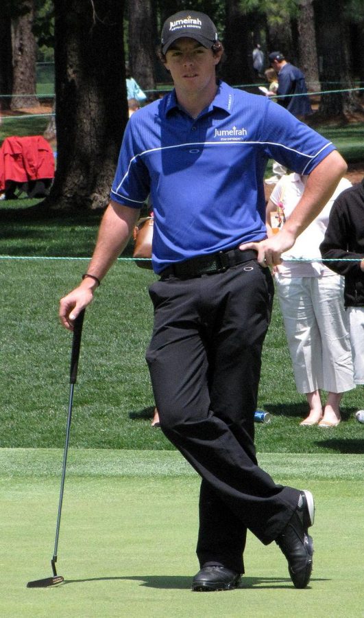 No. 3 world golfer Rory McIlroy is atop the leaderboard for the Race to Dubai. Courtesy of Wikimedia. 