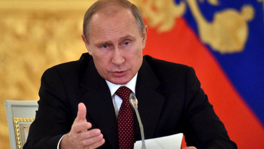 President Vladimir Putin topped Forbes most powerful list for a third consecutive year. Courtesy of AP