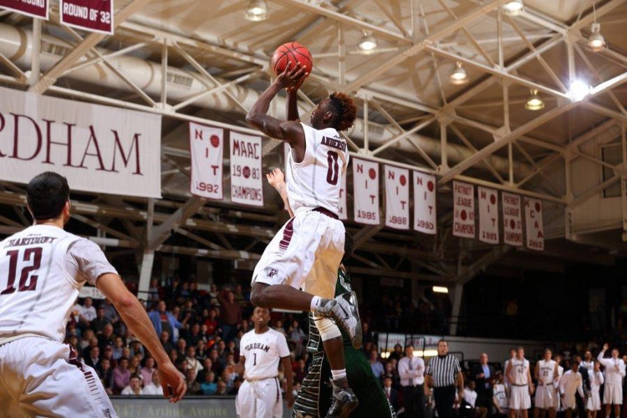 Fordham Mens Basketball defeated Manhattan 87-64 on Saturday. Courtesy of Twitter. 