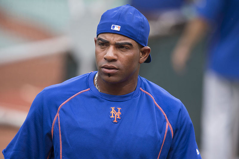 Yoenis Cespedes proved to be a big offensive boost for the Mets. Courtesy of Wikimedia. 