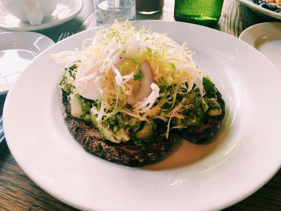 Avocado toast retains its status as a Sunday brunch staple. Courtesy of Allison Russo