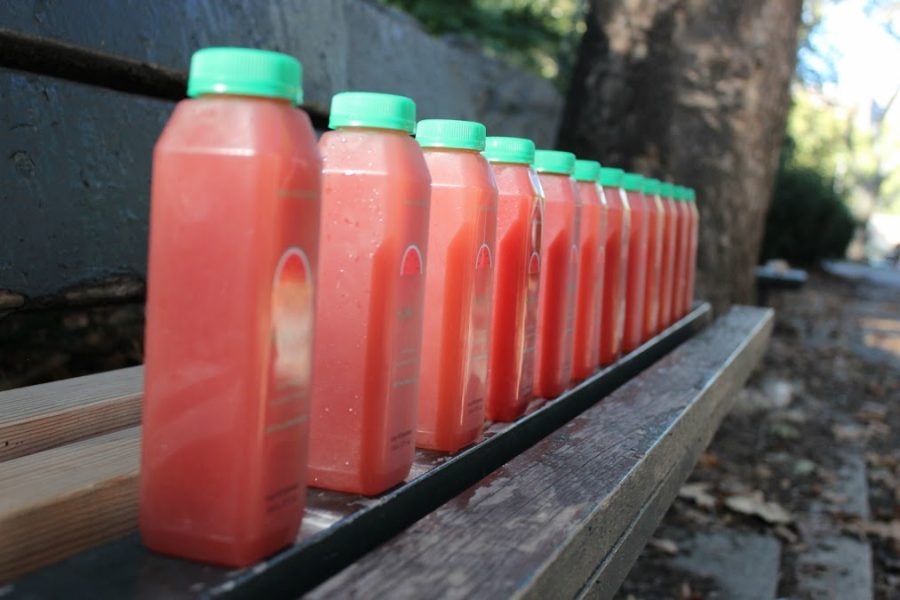 Fordham alumnus sparks interest with new watermelon drink at Fordham. Courtesy of H2Melon