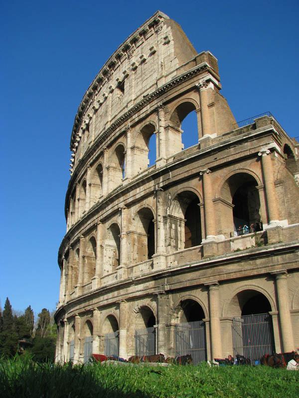 The Colosseum is both the largest amphitheater ever built and one of Romes most popular tourist spots. Courtesy of Flickr