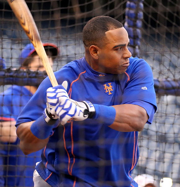 Yoenis Cespedes has been living it up during his time in Florida. Courtesy of Wikimedia