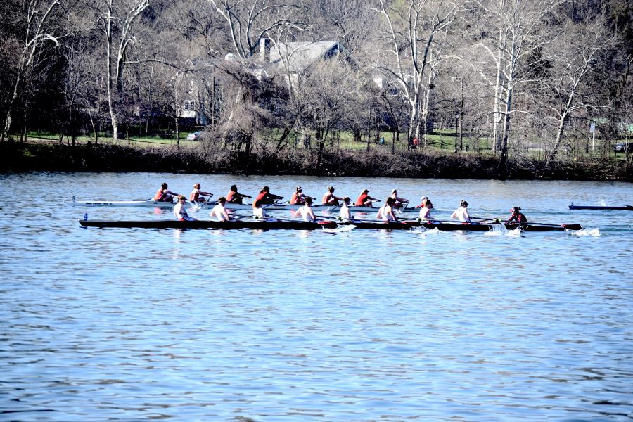 The varsity 8 was especially dominant for the Rams. Andrea Garcia/The Fordham Ram