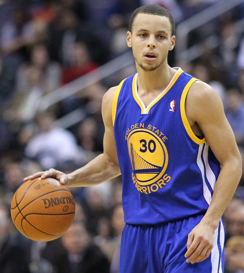 Steph Curry and the Warriors are pursuing 73 wins. (Courtesy of Wikimedia)