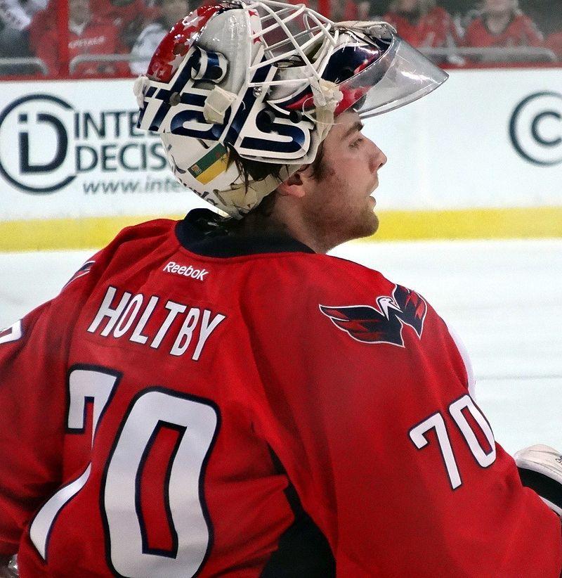 Braden Holtby is in contention for the Vezina Trophy. (Courtesy of Wikimedia)