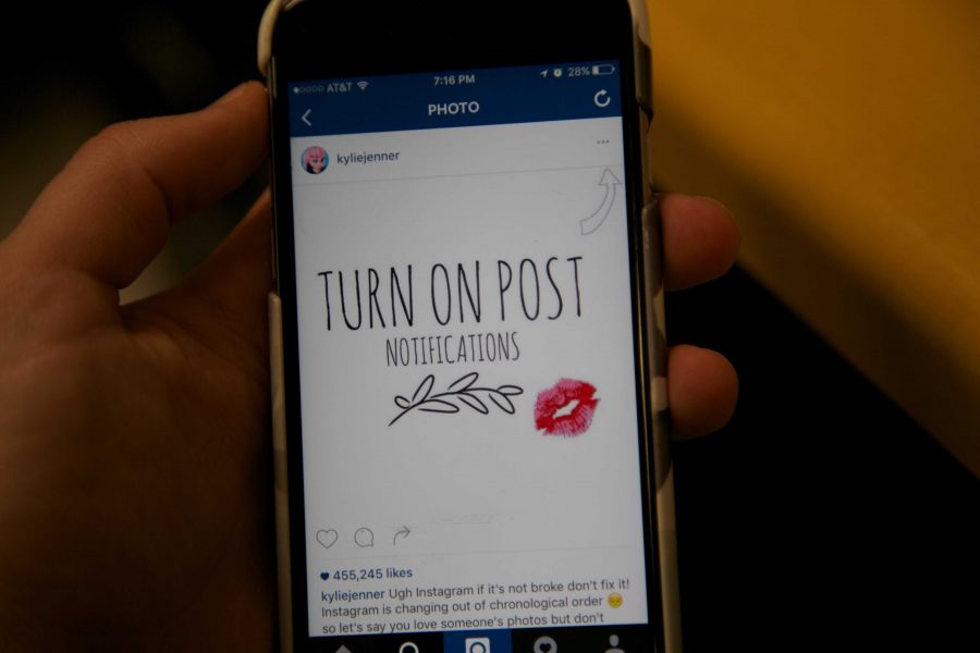 Many famous Instagram users have urged their followers to turn on post notifications in preparation for the new update. Jack Brennan/The Fordham Ram