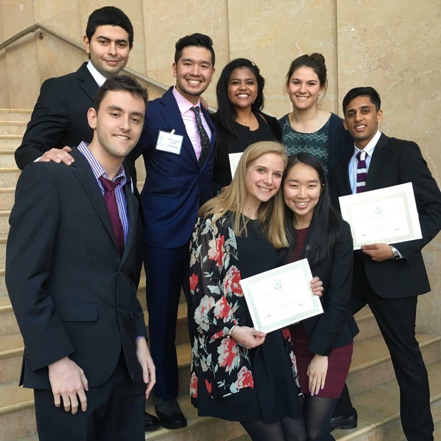 The Model UN team’s short history including four wins at a local conference. (Courtesy of Roslyn Kutsch)