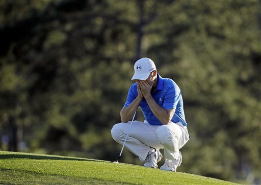 After leading for most of the week, Jordan Spieth ended up tying for second at the Masters. Chris Carlson/ AP Image
