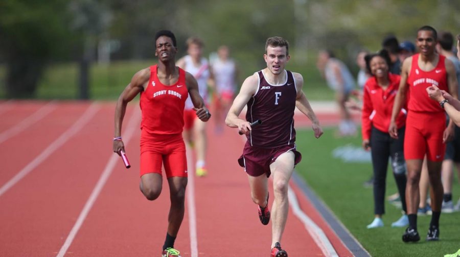 The+4x400m+A+relay+team+won+with+a+new+season+best+time+of+3%3A24.67.+%28Courtesy+of+Fordham+Athletics%29.+