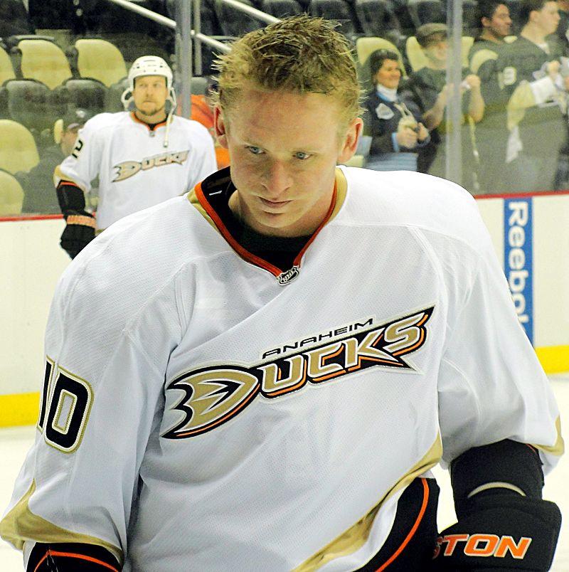Corey Perry and the Ducks lost in seven games. (Courtesy of Wikimedia)