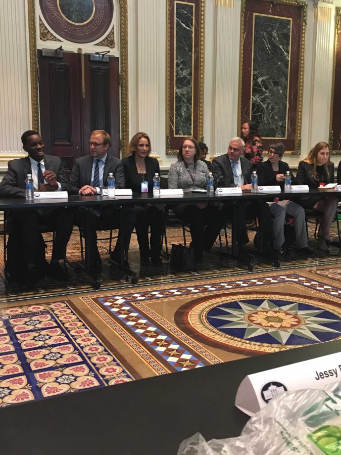 Cate Carrejo witnessed White House Press Core discuss challenges of political journalism in Washington D.C. (Courtesy of Cate Carrejo)