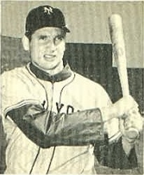 Bobby Thomson became a permanent part of baseball history with just one swing of the bat. (Courtesy of Wikimedia). 