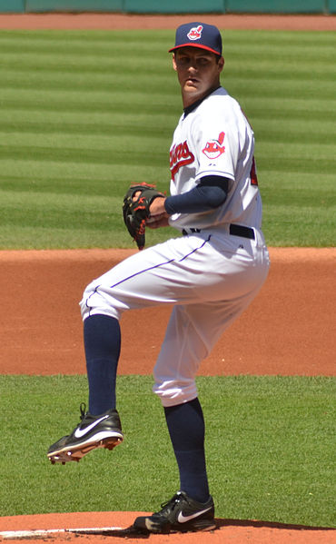 Trevor Bauer may be strange, but he is having a great post season. (Courtesy of Wikimedia)