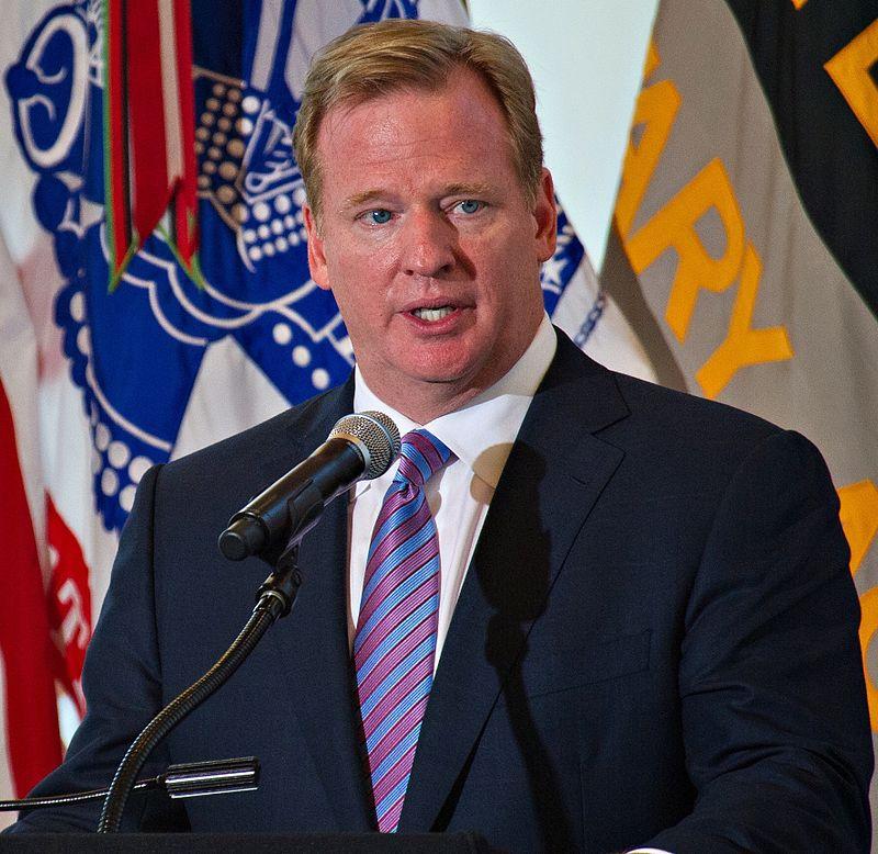 Roger Goodell is just one reason why fans have started to turn against the NFL. (Courtesy of Wikimedia)
