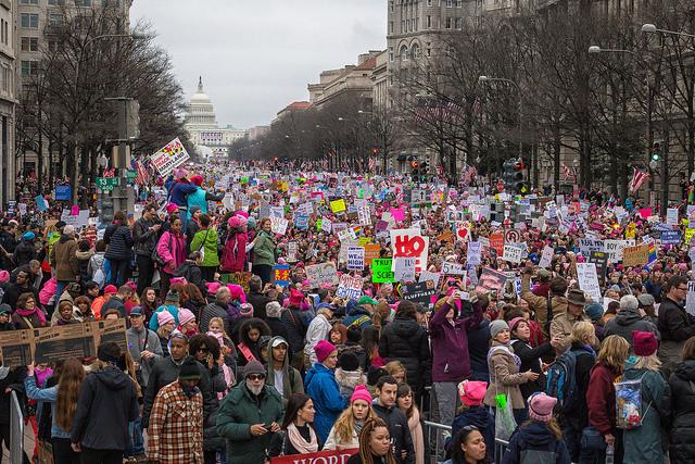 Women gathered around the entire United States to march in solidarity and feminism. 