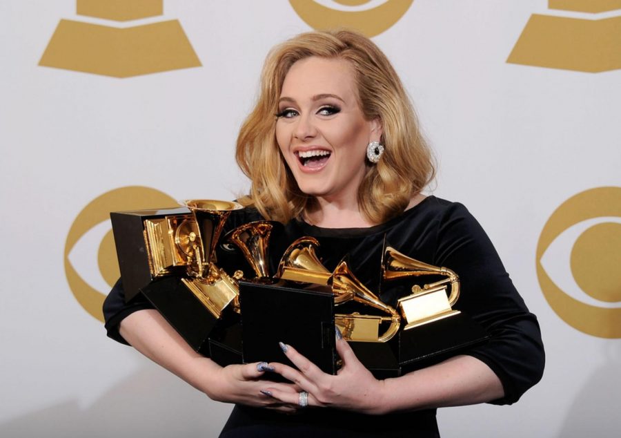 Adele took home some of the night’s biggest prizes at the 59th Grammy Awards.