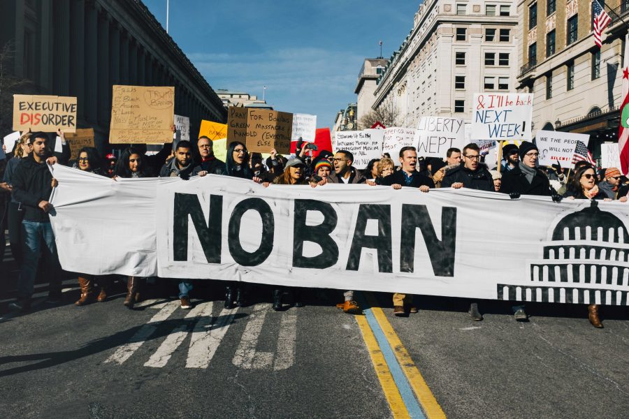 President Trumps temporary travel ban has caused quite a controversy throughout the nation and around the world. (Courtesy of Flickr)