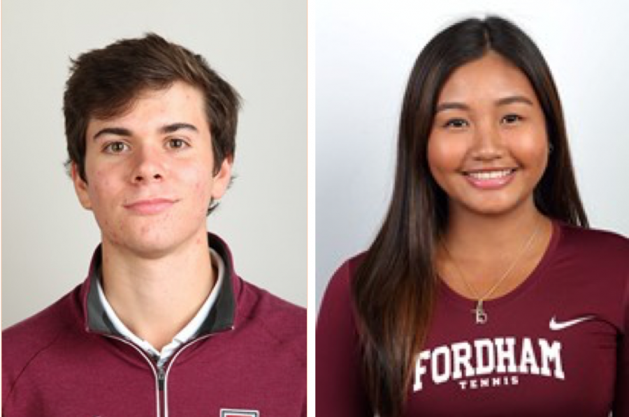 Fordham Athletes of the Week for March 22-28, 2017 (Courtesy of Fordham Athletics).