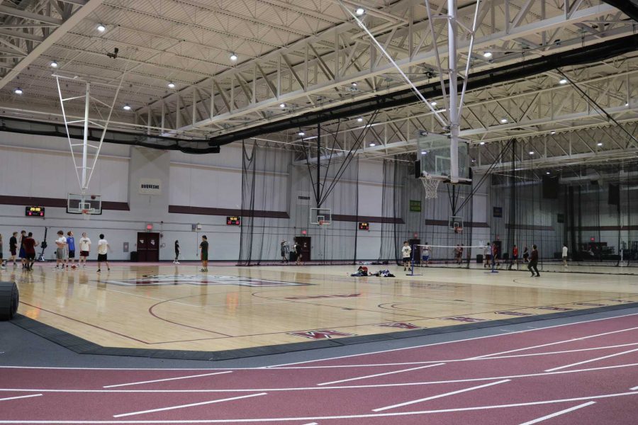 Lombardi Fieldhouse is spacious, but action needs to be taken regarding how often the space is occupied by non students.