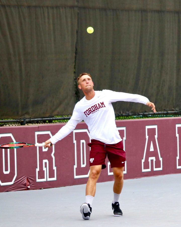 Nick Borak won his doubles match 6-1 alongside Joseph Kavaloski.