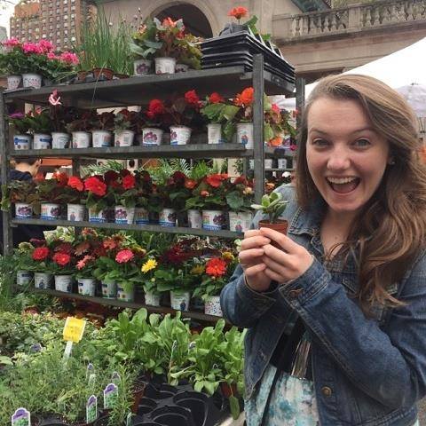 GSB Junior Christine Phelan cannot keep her plants to herself!
