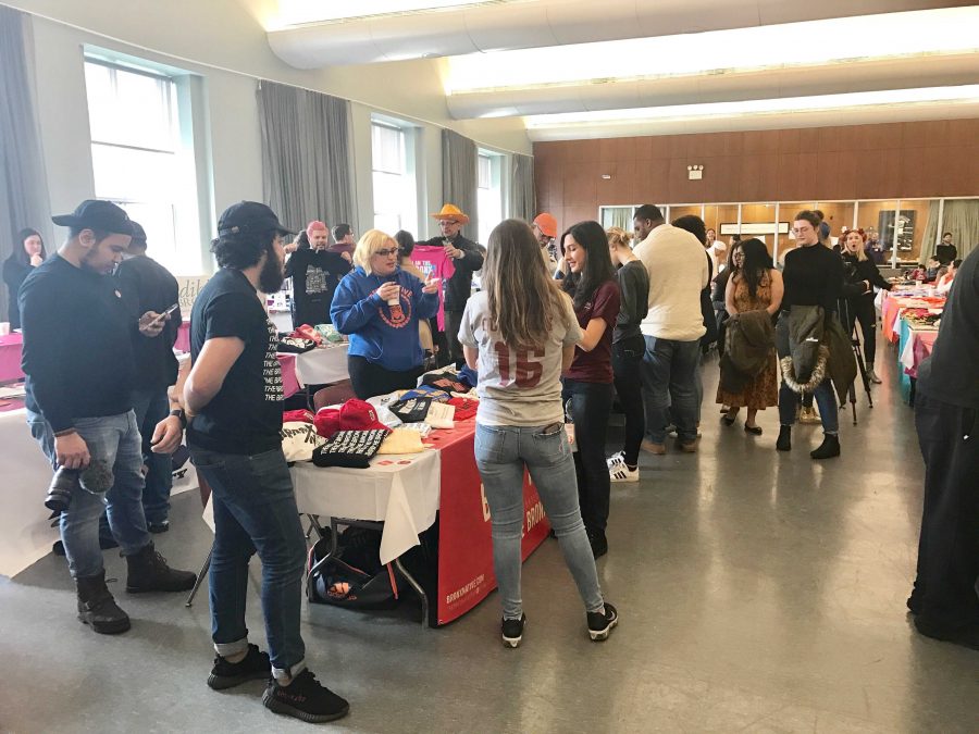 Students gathered in McGinley for Bronx Celebration Day.