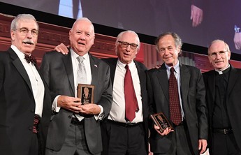 From L to R: Roach, Bill Burke, David Langdon, Donald Ross and McShane.